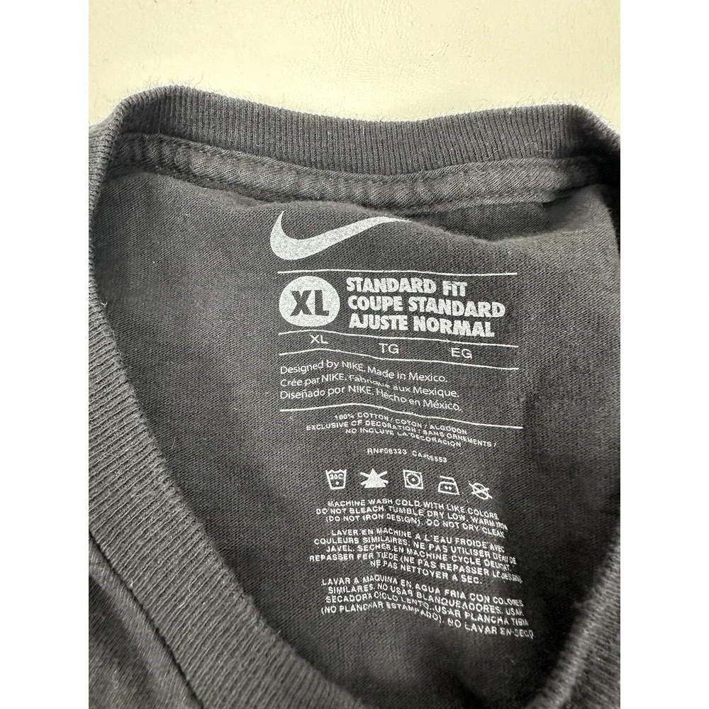 Nike Lebron James Irish T Shirt Men's XL St Vincent‎ St Mary Graphic Print Black